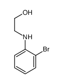 2-(2-bromoanilino)ethanol结构式