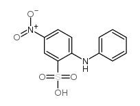 2-anilino-5-nitrobenzenesulphonic acid结构式
