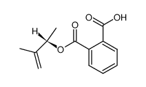 hydrogen phthalate of (S)-3-methylbut-3-en-2-ol结构式