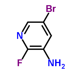 3-氨基-5-溴-2-氟嘧啶结构式