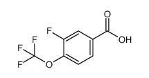 3-氟-4-三氟甲氧基苯甲酸结构式