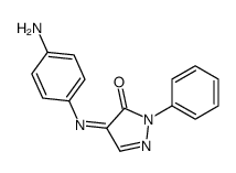 4-(4-aminophenyl)imino-2-phenylpyrazol-3-one Structure