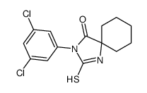 3-(3,5-dichlorophenyl)-2-sulfanylidene-1,3-diazaspiro[4.5]decan-4-one Structure