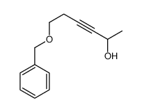 6-phenylmethoxyhex-3-yn-2-ol结构式