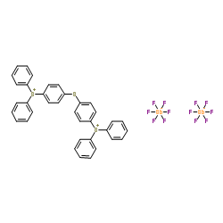 二[4-二苯基硫苯基]硫醚二六氟锑酸盐图片