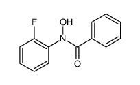 Benzamide, N-(2-fluorophenyl)-N-hydroxy Structure