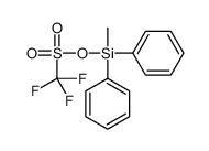 [methyl(diphenyl)silyl] trifluoromethanesulfonate Structure