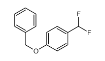 1-(苄氧基)-4-(二氟甲基)苯结构式