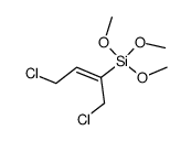 1,4-Dichloro-2-trimethoxysilyl-2-butene Structure