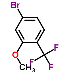 4-Bromo-2-methoxy-1-(trifluoromethyl)benzene Structure