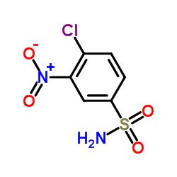 3-硝基-4-氯苯磺酰胺结构式