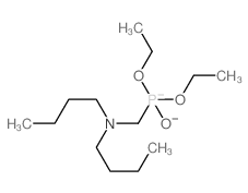 Phosphonic acid,P-[(dibutylamino)methyl]-, diethyl ester结构式
