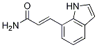 (E)-3-(1H-indol-7-yl)acrylaMide结构式