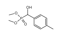 dimethyl 1-hydroxy-1-(4-methylphenyl)methylphosphonate结构式