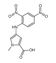 4-(2,4-dinitro-anilino)-1-methyl-pyrrole-2-carboxylic acid Structure