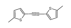 bis(5-methyl-2-thienyl)acetylene Structure