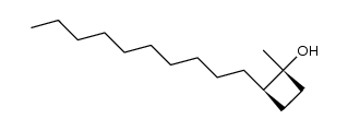 (1R,2R)-2-decyl-1-methylcyclobutanol Structure