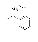 1-(2-甲氧基-5-甲基苯基)乙胺结构式