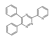 3-(2-PYRIDYL)-5,6-DIPHENYL-1,2,4-TRIAZINE structure