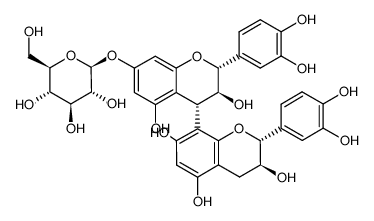 procyanidin B-3 7-O-β-D-glucopyranoside Structure