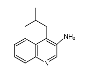 4-isobutyl-3-amino quinoline结构式