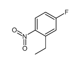1-硝基-2-乙基-4-氟苯结构式