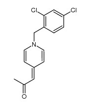[1-(2,4-dichloro-benzyl)-1H-[4]pyridyliden]-acetone结构式