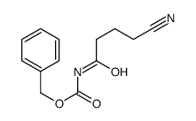 benzyl N-(4-cyanobutanoyl)carbamate Structure