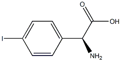 S-4-碘苯甘氨酸结构式