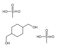 [4-(hydroxymethyl)cyclohexyl]methanol,methanesulfonic acid结构式