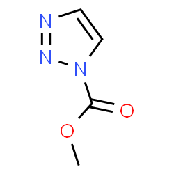 1H-1,2,3-Triazole-1-carboxylic acid, methyl ester (9CI)结构式
