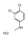 N-甲基-3,4-二氯苯胺盐酸盐结构式