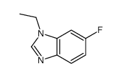 1-乙基-6-氟苯并咪唑结构式
