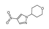 4-Nitro-1-(tetrahydro-2H-pyran-4-yl-1H-pyrazole结构式