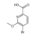 5-BROMO-6-METHOXYPICOLINIC ACID structure
