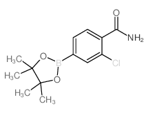 2-氯-4-(4,4,5,5-四甲基-1,3,2-二氧硼杂环戊烷-2-基)苯甲酰胺图片