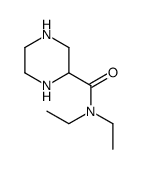2-Piperazinecarboxamide,N,N-diethyl-(9CI) Structure