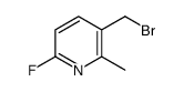 3-(Bromomethyl)-6-fluoro-2-methylpyridine Structure