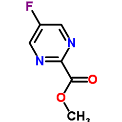 Methyl 5-fluoro-2-pyrimidinecarboxylate Structure