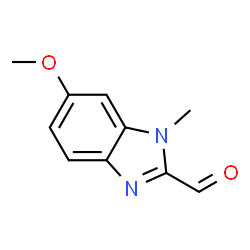 1H-Benzimidazole-2-carboxaldehyde,6-methoxy-1-methyl-(9CI) structure
