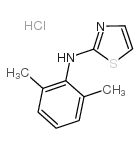 N-(2,6-二甲苯基)噻唑-2-胺盐酸盐结构式