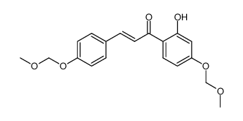 1-(2-Hydroxy-4-(methoxymethoxy)phenyl)-3-(4-(methoxymethoxy)phenyl)prop-2-en-1-on Structure