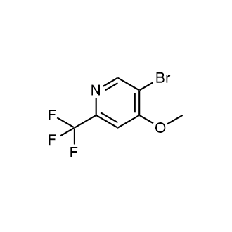 5-溴-4-甲氧基-2-(三氟甲基)吡啶结构式