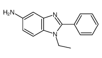 1-ethyl-2-phenyl-1H-benzo[d]imidazol-5-amine结构式