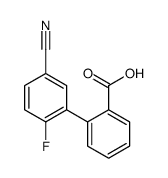 2-(5-cyano-2-fluorophenyl)benzoic acid Structure