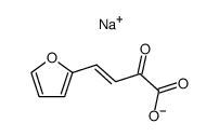 sodium 4-(2-furyl)-2-oxo-3-butenoate结构式