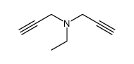 2-Propyn-1-amine,N-ethyl-N-2-propynyl-(9CI) Structure