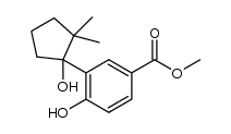 methyl 4-hydroxy-3-(1-hydroxy-2,2-dimethylcyclopentyl)benzoate Structure