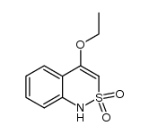 4-ethoxy-1H-2,1-benzothiazine 2,2-dioxide结构式