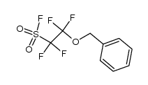 2-(benzyloxy)-1,1,2,2-tetrafluoroethanesulfonyl fluoride结构式